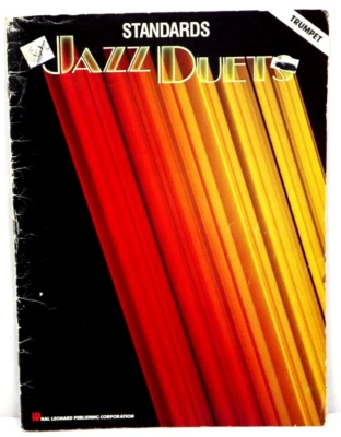 Standards JAZZ DUETS for Trumpet Sheet Music Book Vintage 1988 - Image 1 of 4