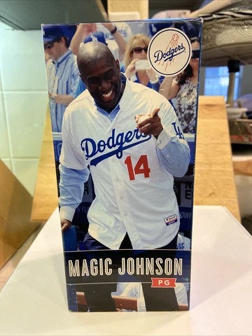 MAGIC JOHNSON 2014 BOBBLEHEAD NEW IN BOX / STADIUM GIVEAWAY Cover