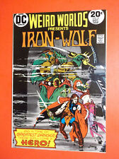 WEIRD WORLDS # 8 - VF+ 8.5 - 1st FULL IRON WOLF APPEARANCE - 1973 CHAYKIN COVER