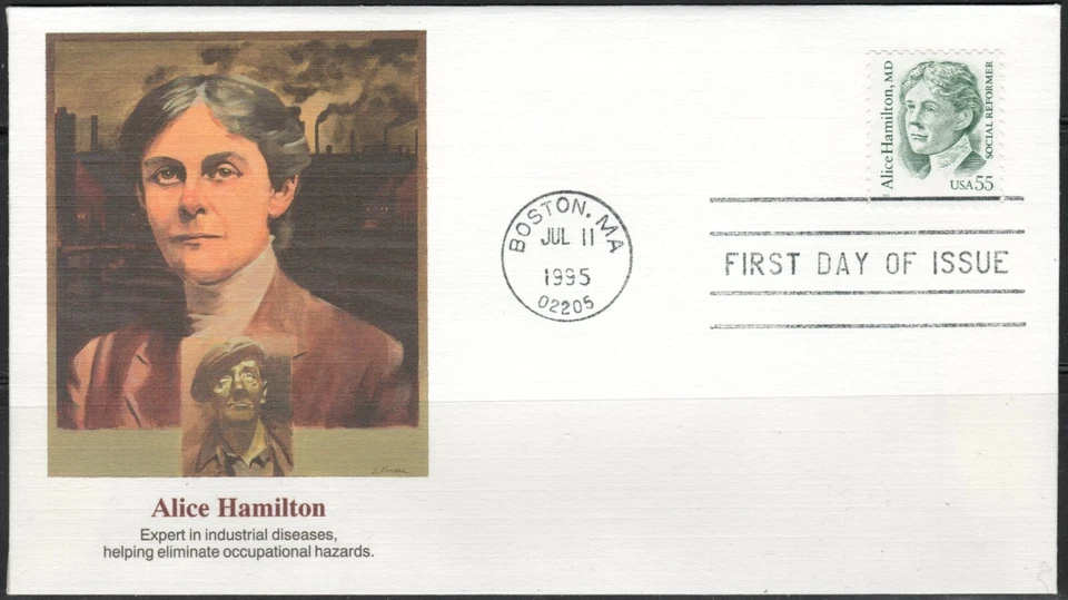 US Scott #2940 "Alice Hamilton" FDC - Image 1 of 1