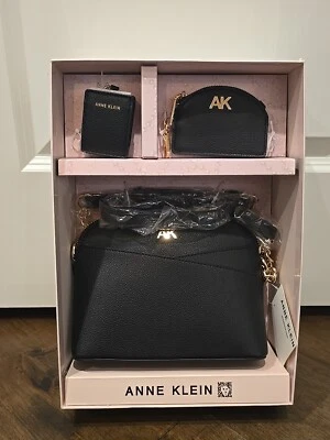 Anne Klein Three piece gift set Crossbody bag coin pouch and More New - Image 1 of 4