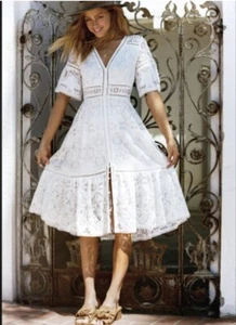 Spell and the Gypsy Clover Lace Gown White Size XS/AU6/US2 -RARE- - Picture 1 of 14