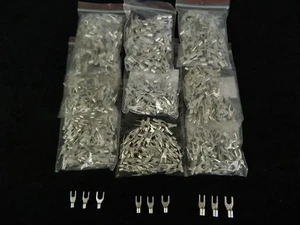 225 Stück 10-12 14-16 18-22 Stärke unisolierte Spatenstecker #6 #8 #10 Klemmen - Bild 1 von 4