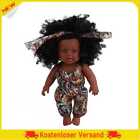 InnerSetting African Reborn Simulation, Black Enamel Baby Doll for Fashion
