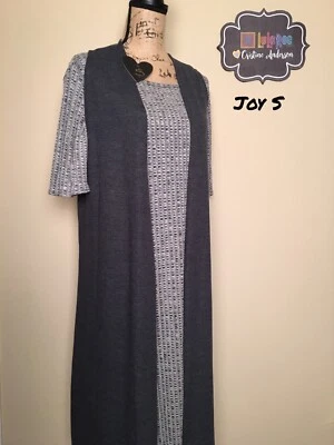 LuLaRoe Charcoal Gray Joy Sweater Vest Size S Small - Image 1 of 4