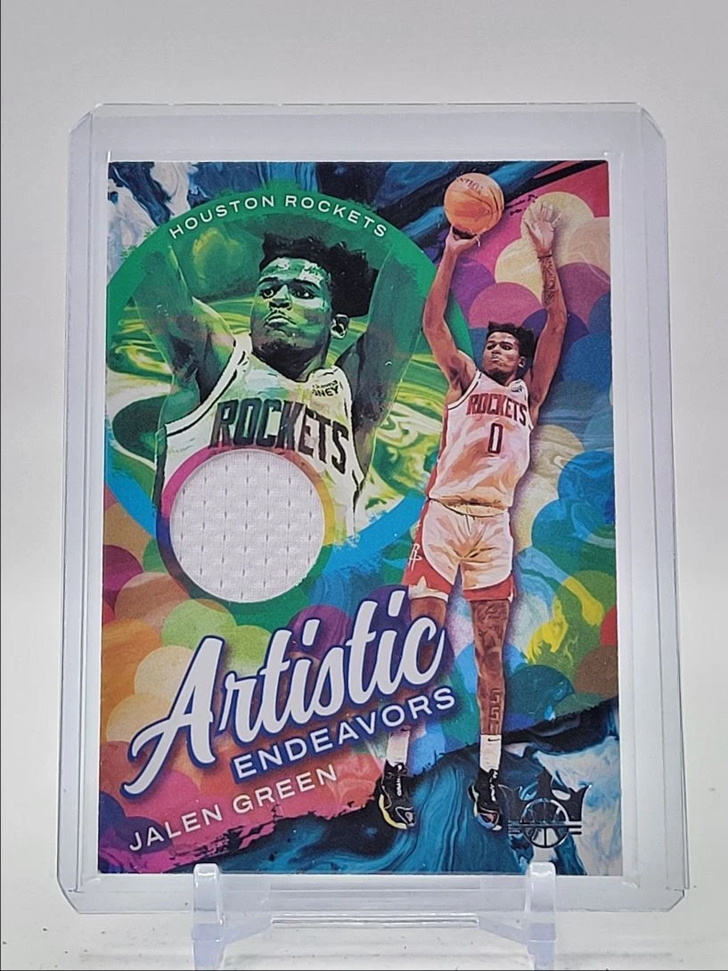 JALEN GREEN 2021-22 COURT KINGS ARTISTIC ENDEAVORS ROOKIE PATCH RC Q0353