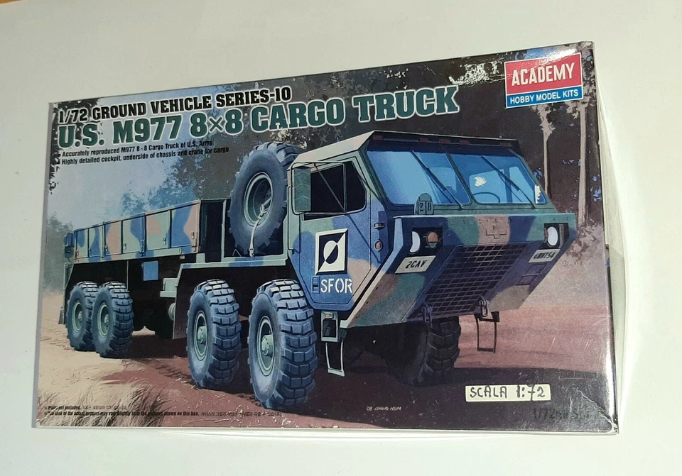 ACADEMY 1/72 CARGO TRUCK 8X8 M977 REF.13412 - Immagine 1 di 1