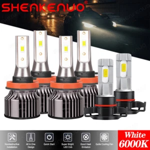 For Chrysler Town & Country 2010-2016 6Pcs Combo LED Headlight Fog Light Bulbs - Bild 1 von 22