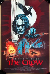 THE CROW RED SANIOSE VARIANTE SERIGRAFÍA DE PAUL MANN #41/150 BRANDON LEE - Imagen 1 de 1