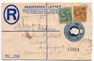 1926 Leeward Islands RPSE from Tortola with Virgin Island stamps Size F H&G C4