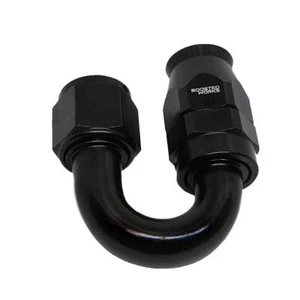 AN6 AN-6 PTFE Teflon E85 180 Degree Hose End Fitting 200 250 Series - Picture 1 of 5