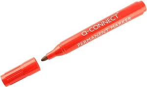 Q Connect Permanent Markers Bullet Tip Blue 2-3mm Pack of 10mm (KF26046) - Picture 1 of 1