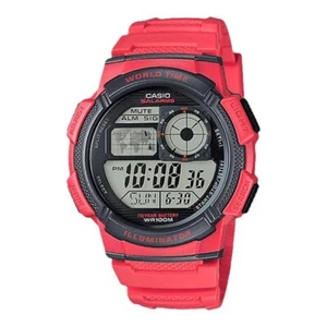 NEW Casio General AE-1000W-4AVDF 10 Year Battery Life Digital Dial Red Watch - Picture 1 of 3