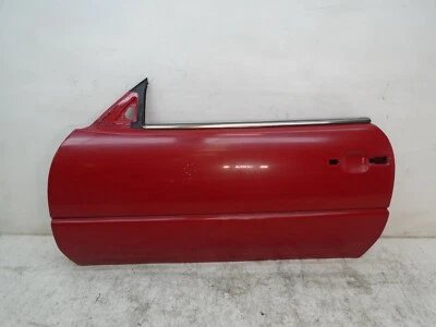 DK90404 1990-1993 MERCEDES 300SL DRIVER LEFT SIDE DOOR SHELL RED OEM - Image 1 of 4