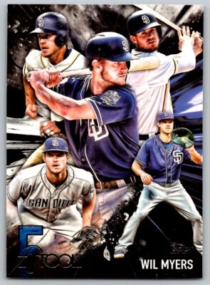 2017 TOPPS 5 TOOL WIL MYERS SAN DIEGO PADRES #5T-16 - Image 1 of 2
