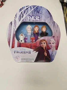 Disney Frozen 2 PEZ Candy Dispensers 4 Collectors Limited Edition w/Tin Gift Set - Picture 1 of 4
