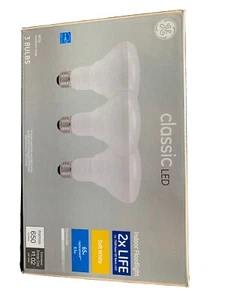 GE Classic 65-Watt EQ LED Br30 Soft White Dimmable Floodlight Bulb 650 Lm 3-PACK - Picture 1 of 7