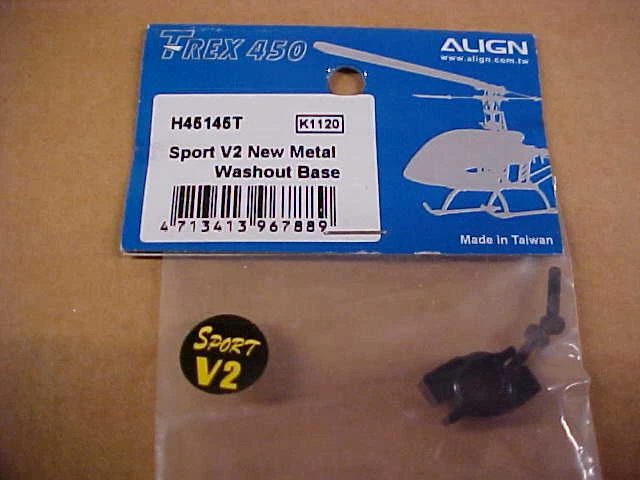 ALIGN H45145T = SPORT V2 NUEVA BASE DE LAVADO DE METAL: TREX 450  Foto 1 de 1