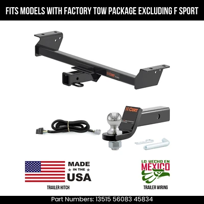Enganche de remolque para Lexus RX450h 16-22 4 pines cable 178" bola ajuste remolque excelente F Sport Foto 1 de 4