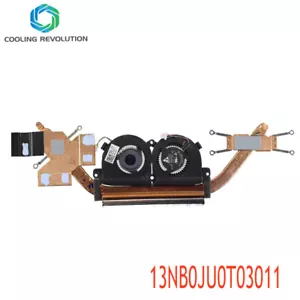Laptop CPU Heatsink Cooling Fan for ZenBook Pro 14 UX450FD UX480 13NB0JU0AM0911 - Picture 1 of 2
