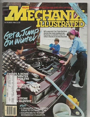 Mechanix Illustrated October 1984 Vintage How To Magazine Foto 1 de 2