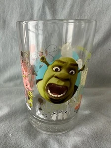 McDonalds Dreamworks Shrek la tercera película coleccionistas vidrio SHREK 2007 5" de alto - Imagen 1 de 4
