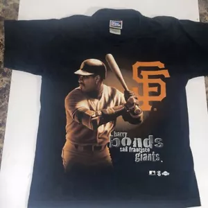 Vintage Kids Barry Bonds San Francisco Giants T-Shirt Size 10/12 90s Baseball - Picture 1 of 6