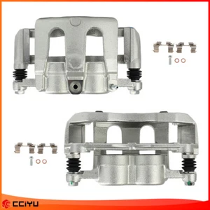 Pair Front Disc Brake Calipers w/Bracket For 2007-10 FORD EXPLORER SPORT TRAC - Picture 1 of 8
