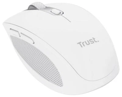 Ozaa Compact Multi-Device Rechargeable Wireless Optical Mouse, White - 24933 - Image 1 of 4