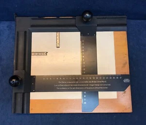 E.Leitz Wetzlar Leica Enlarger Easel Metal & Wood 9x11-Germany - Picture 1 of 6