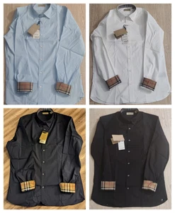 BURBERRY Men's Henry SLIM FIT Long Sleeve Dress Shirt NEW