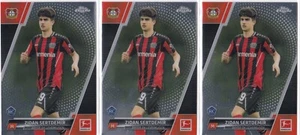 2021-22 Topps Chrome Rookie Card Lot (3) Zidan Sertdemir - Bundesliga - Picture 1 of 2