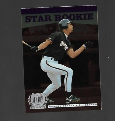 Marcus jensen 1996 UD Series 2 #252 Star Rookie San Francisco Giants - Image 1 of 2