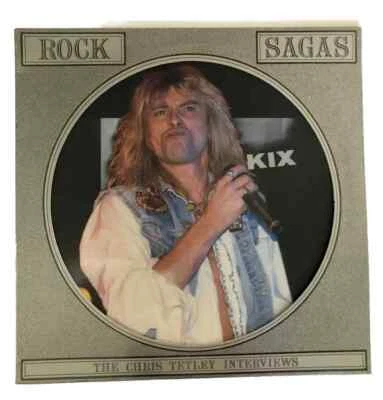 KIX Picture Disc Rock Sagas Chris Tetley Interview 1989 Excellent Record - Image 1 of 4