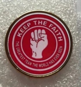 BRENTFORD FC KTF PIN BADGE GILT METAL MOUNT QUICK DOME EPOXY CLEAR COVER - Picture 1 of 1