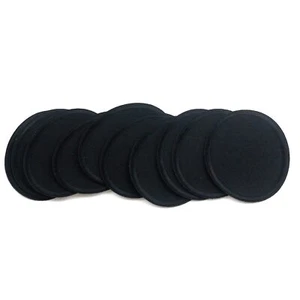 10Pcs Iron On Patches 3.19"x2.36" Black Oval Elbow Knee Repair Clothing Jeans - Picture 1 of 5