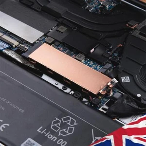 Copper M.2 Heatsink Ultra-thin 0.8mm Heat Radiator for M.2 NVMe 2280 SSD - Bild 1 von 12