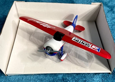 NIB 1992 SpecCast Sentry Hardware Lockheed Vega 5B Die-Cast Airplane Bank 1/48 - Image 1 of 4