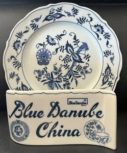 NEW WITH TAGS NWT PERFECT Set of 4 Blue Danube Blue Onion Salad Plates - Picture 1 of 5