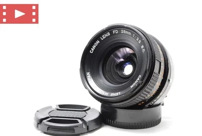 Marca "O" Canon FD 28mm f3.5 s.c. Lente gran angular MF [Exc + 5] de Japón - Imagen 1 de 4