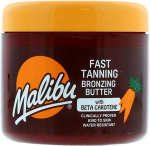 Malibu Sun Bronzing Fast Tanning Body Butter with Beta Carotene, Tropical Cocon - Picture 1 of 6