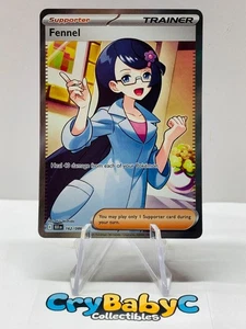 Pokemon Fenchel 162/086 Black Bolt Scarlet & Violet Ultra Rare Full Art Trainer - Bild 1 von 4