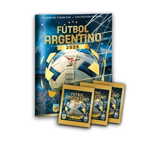 album + 100 sobres FUTBOL ARGENTINO 2025 PANINI originale - Foto 1 di 3