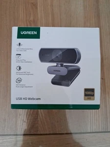 Webcam USB UGREEN 1080P/30fps avec microphone, audio clair, réglage automatique de la lumière - Photo 1/10