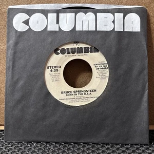 Bruce Springsteen Born In The USA - WLP Promo Vinyl Record 45 - 1984 - Mint! - Picture 1 of 5