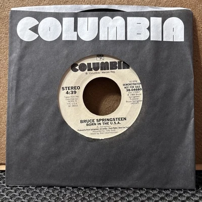 Bruce Springsteen Born In The USA - WLP Promo Vinyl Record 45 - 1984 - Mint! - Image 1 of 4