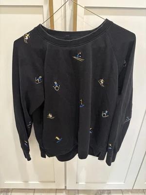 Lou & Grey Esquí Bordado Sudadera Camisa Invierno Talla Grande XS Apres Ski Foto 1 de 4