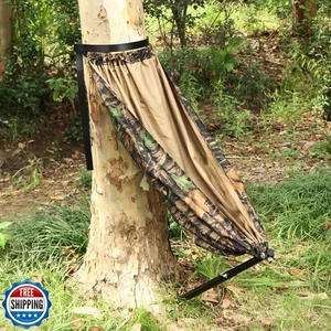 Asiento de caza bajo, correa de caza portátil en asiento de árbol para suelo con Ru - Imagen 1 de 5