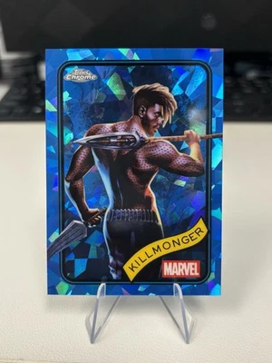 2025 Topps Chrome Marvel Sapphire Killmonger - Image 1 of 2