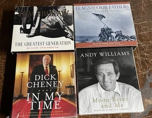 Books On Tape Lot Flags Of Our Father’s The Greatest Generation Andy Williams - Picture 1 of 1